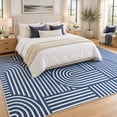 thumbnail image 2 of KUETH 5' X 7' Area Rug for Living Room, Non-slip and Washable Rug Medium Pile, Large Area Rug with Waterproof Textured for Bedroom, Dining Room and Kitchen Room, 2 of 11