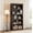 Cherry, variant on 3/5-Tier Bookshelves and Bookcases Farmhouse Book Shelf with Storage Open Display Bookshelves 40/67.4" Tall Book Case Floor Standing Home Decor Furniture for Home Office Living Room Bed Room