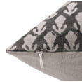 thumbnail image 4 of Fabdivine Block Print Throw Pillow Cover, 16x16 Inch Pure Linen Vintage Cushion Cover, Floral Print Boho Design Black Pillow Cover for Sofa and Couch, 4 of 5