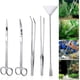 thumbnail image 1 of Kit de acuario 5 en 1 YONGSHENG herramientas para plantas acuáticas acero inoxidable Color plata, 1 of 5