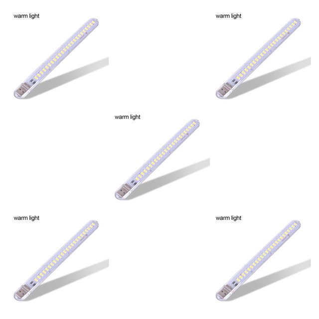 Inteprter Luz nocturna portátil de 24 LED con carga USB, Mini lámpara elegante para interiores, hogar, dormitorio, lectura, aprendizaje, herramienta de Type5 NO5 Inteprter CBP024148
