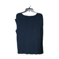 thumbnail image 2 of Alfani Plus Size Twisted Top, Created for Macy's, modern navy, Size 1X, 2 of 2