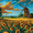 Windmill Sunflower, variant on HsdsBebe DIY Diamond Maple Field Painting Art and Craft Kit