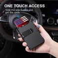 thumbnail image 2 of Cartera Airtag KIKVES para hombre con bloqueo RFID, piel negra, 2 of 8