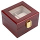 thumbnail image 2 of Caja de almacenamiento de exhibición de Reloj ANGGREK de Madera color Rojo, 2 of 7