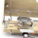 thumbnail image 5 of Estufa de gas de doble quemador Estufa de gas portátil de 2 quemadores para exteriores con patas plegables Cocina de picnic para campamento de aleación de aluminio Beige, 5 of 10