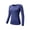 Blue 1, variant on Women's Long Sleeve Workout Shirts Lightweight Slim Fit Quick Dry Athletic T-Shirt Yoga Fishing Hiking Travel Training Tops