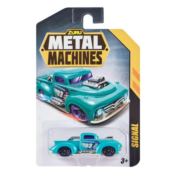 Ensemble de 1 petite voiture de course Machines en métal (les styles peuvent varier)