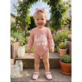 thumbnail image 4 of Cjfdfy Newborn Baby Girl Fall Outfit Hello Sis Embroidered Long Sleeve Waffle Knit Romper With Hairband Cute Baby Coming Home Fall Winter Clothes 0-18 Months, 4 of 9