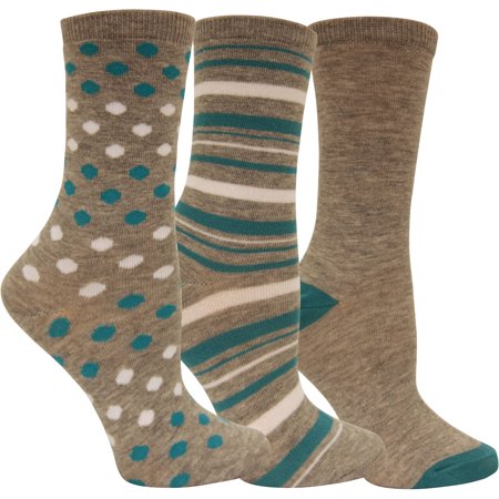 Womens crew socks black faded glory