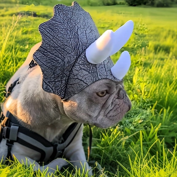 Triceratops Pet Headgear