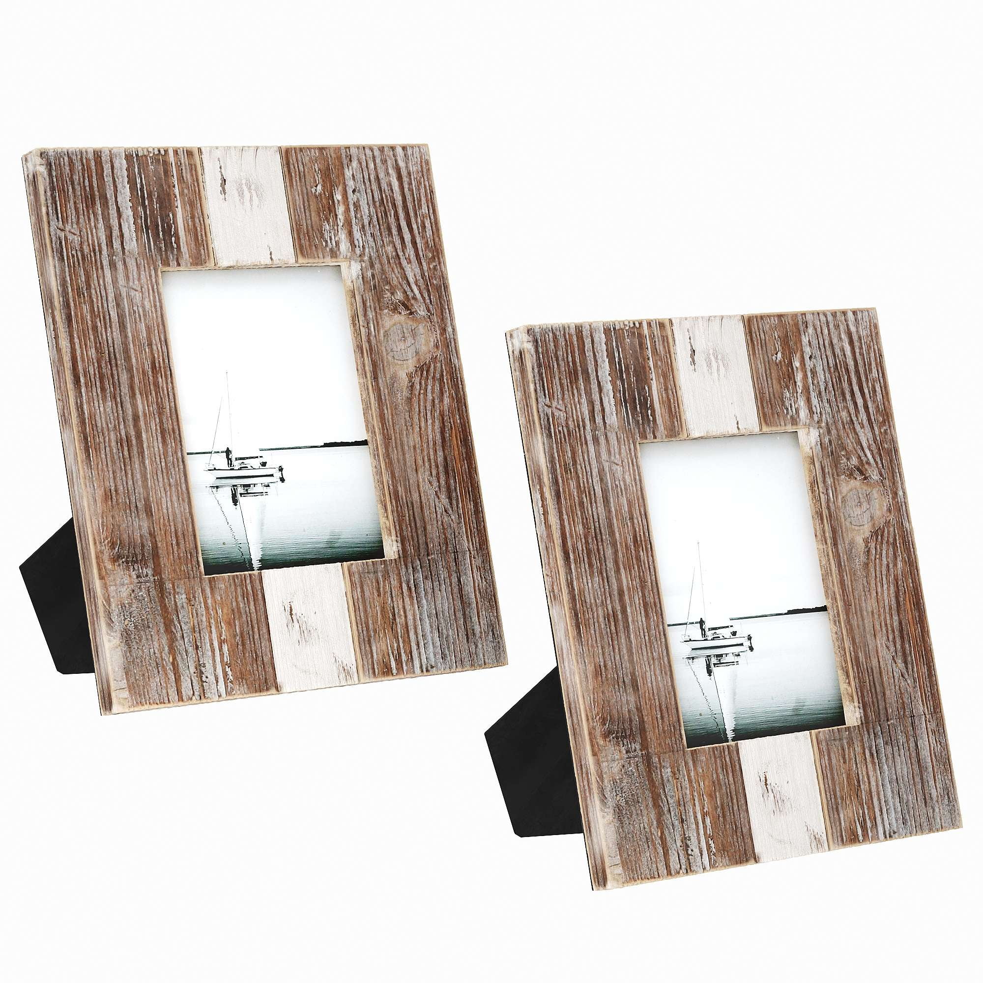 Barnyard Designs 5x7 Rustic Picture Frames 5x7 Distressed Wood Picture