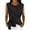 1-Black, variant on Arlun Womens Linen Wrap Tank Tops 2026 Ruched Tie Side Sleeveless Crew Neck Shirt Casual Summer Beach Blouse Elegant Solid Color Lightweight Comfy Going out Top 1-Pink XL
