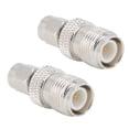 thumbnail image 3 of 2 Pcs Coaxial Connector SMA Female Plug to TNC Female Nickel Plated Brass Contact Adapter, 3 of 8