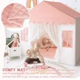 thumbnail image 3 of Play Tent Avrsol Kids con tapete para niñas de interior y niños pequeños, color rosa, 3 of 7