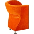 thumbnail image 5 of Christopher Knight Home Salazar Modern Design Accent Chair, Orange, 5 of 6