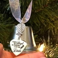 thumbnail image 2 of 1PC Christmas Angel Wing Bell Memorial Ornament - Metal, Hanging, Rings Sound, for Commemorating Loved Ones, Tree/Home Decor, 2 of 6