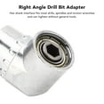 thumbnail image 3 of Power Screwdriver Drill Attachment,  Rotation  Vanadium Alloy Steel Right Angle Drill Bit Adapter Wide Application  For Manual Wrench, 3 of 8