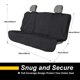 thumbnail image 5 of Back Seat Cover for Car Trucks Van SUV,Waterproof Rear Bench Towel Seat Covers for Dogs and Kids,Automotive Backseat Protector (Black), 5 of 5