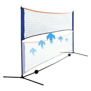 Portable Removable Badminton Beach Volleyball Tennis Training Net w/ Carry Bag