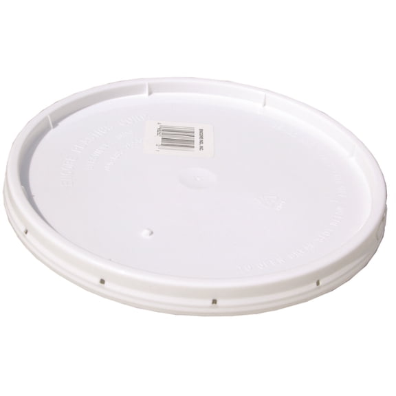 PAIL LID PLSTC WHT 2G