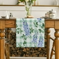 thumbnail image 3 of Wisteria Plant Geometry Table Runners Dresser r for Kitchen Holiday Party Table Runner Washable Dining Long Cloth, 3 of 7