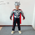 thumbnail image 5 of Disfraz Thor Cosplay Halloween Musculoso Superheroes Niños Talla G, 5 of 5