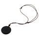 thumbnail image 2 of Muy hermoso colgante de piedra volcánica con energía negativa, collar para mujer., 2 of 2
