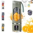 thumbnail image 1 of Digital Display Juicer(32oz), 450ml Portable Digital Display Juicer, Mini Electric Juice Cup,  USB Rechargeable, 12-Blade Mixer, Easy Clean, Travel, 1 of 5