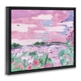 thumbnail image 4 of Stupell Industries Pastel Unicorns Landscape Fantasy & Sci-Fi Painting Black Floater Framed Canvas Art Print Wall Art, 21 x 17, 4 of 10