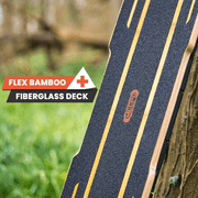 MEEPO Bamboo Series Off-Road All Terrain Electric Skateboard, Ultra-Long 20-31 Miles Range Mountain Board,Professional for Adult Riders