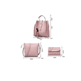 thumbnail image 2 of Set 3 Bolsas Mujer Moda Dama Crossbody Cosmetiquera Correa Rosa, 2 of 4