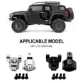 thumbnail image 2 of Tholdsy Bujes C de aleación de aluminio para coche HPI VENTURE RC, piezas de repuesto, accesorios de coche RC, pieza de actualización, 1/10 Kits de construcción modelo Plata, 2 of 6