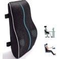 thumbnail image 1 of Lumbar Support Pillow For Office Chair Car Memory Foam Back Cushion For Back, 1 of 5