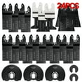 thumbnail image 2 of Ghojet Professional Wood / Metal Mix Oscillating Saw Blade Kit, Multi-use Tool Oscillating Mixing Blades Durable Carbon Steel Accessories 24pcs, 2 of 11