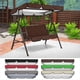 thumbnail image 3 of Cubierta Superior para Columpio Aire Libre, Cubierta para Silla, Cubierta para Toldo, Columpio para Parque, Refugio Lluvia, Cubierta Impermeable para Muebles Gris, 3 of 5