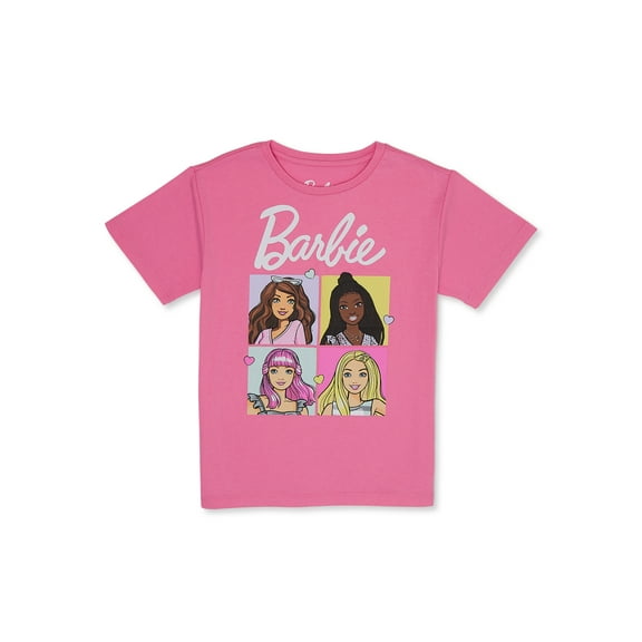 Barbie Girls Short Sleeve Tee, Sizes 4-16