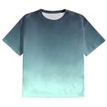 thumbnail image 3 of kpoplk Mens Summer Solid Round Neck Short Sleeve T Shirt Tops(Blue,6XL), 3 of 5