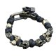 thumbnail image 1 of Pulsera de paracord para hombre, pulsera tejida de paracord con esqueleto vintage, esqueleto gótico, ajustable y trenzada, 1 of 2