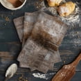 thumbnail image 6 of Brown Kitchen Towels Set of 2, Water Absorbent Dish Towel, Retro Oil Painting Modern Abstract Art Aesthetics Decorative Hand Towels - Quick Drying Cloth for Cooking Baking, 18x28 Inch, 6 of 8