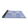 thumbnail image 2 of Ahgly Company Indoor Rectangle Checkered Blue Modern Area Rugs, 7' x 10', 2 of 4