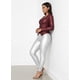 thumbnail image 2 of Pantalón skinny glitter Plata extra grande, 2 of 2