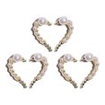 thumbnail image 1 of UDIYO 6Pcs Nail Rhinestone Flat Bottom High Brightness Non-Drop Half Heart Nail Art Charms for Manicure, 1 of 7