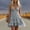 Gray, variant on Sentmoon Deep V Neck Dress Breathable Regular Fit Summer Dresses for Women 2026 Solid Color Sleeveless Womens Athletic Dress Cute for Going Out and Party S-XXXL