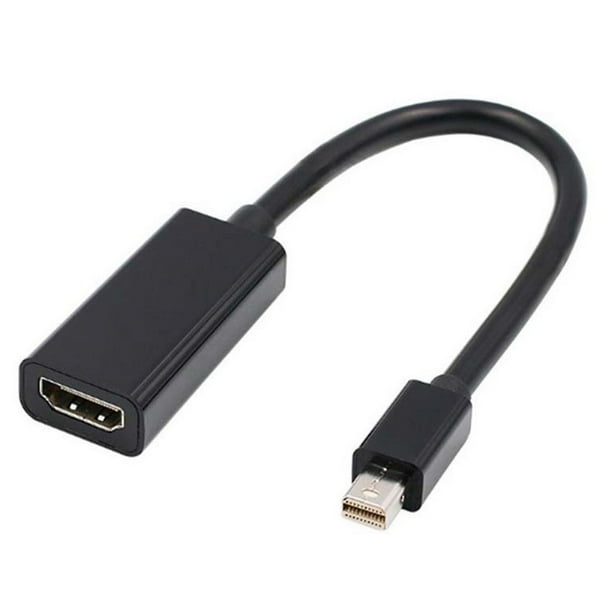 Convertidor adaptador Mini Dp a HDMI compatible con Macbook Air pro Microsoft Surface Pro 3 4 Mac Mini monitor proyector etc. TUNC Sencillez Walmart en linea