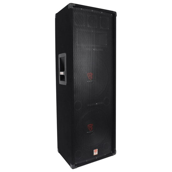 Rockville RSG12.2 Dual 12” 2000 Watt 3-Way 4-Ohm Passive DJ/Pro Audio PA Speaker