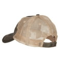 thumbnail image 3 of Skull Spade Heat Transfer Designed Low Profile Cotton Mesh Cap - Brown Khaki OSFM, 3 of 5