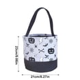 thumbnail image 2 of Halloween Candy Basket for , Large Capacity Storage Bag for Party Favors, Decorative Fabric Tote Bag for Holiday Seasonal Gifts and Candy Collection, 2 of 6
