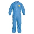 thumbnail image 3 of 10 Coverall. Collar. Elastic Wrists and Ankles. Elastic Waist. Blue. 2X, 3 of 4