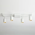 thumbnail image 6 of Shura White 4-Light Square Ceiling Light with Rotatable Heads, Integrated LED Bulbs, 3000K, 6 of 8